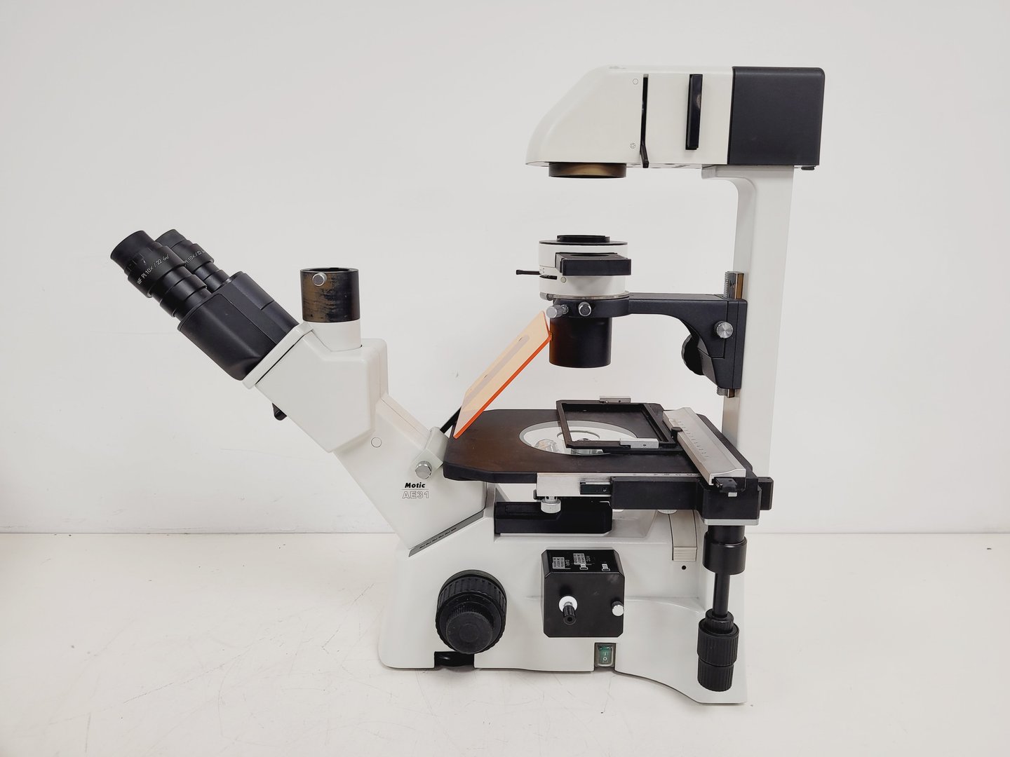 Image of Motic AE31 Series Inverted Microscope & MHG-100B Lamp Power Supply