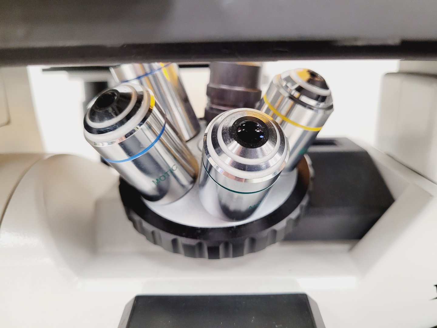 Image of Motic AE31 Series Inverted Microscope & MHG-100B Lamp Power Supply Lab