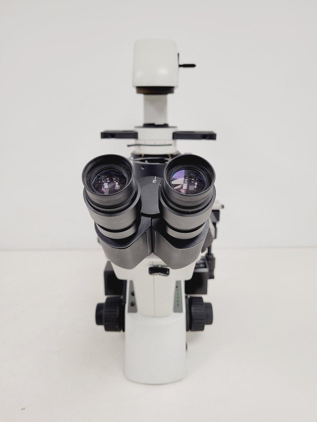 Image of Motic AE31 Series Inverted Microscope & MHG-100B Lamp Power Supply Lab