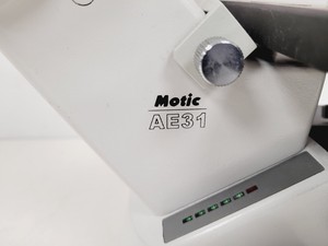 Thumbnail image of Motic AE31 Series Inverted Microscope & MHG-100B Lamp Power Supply Lab