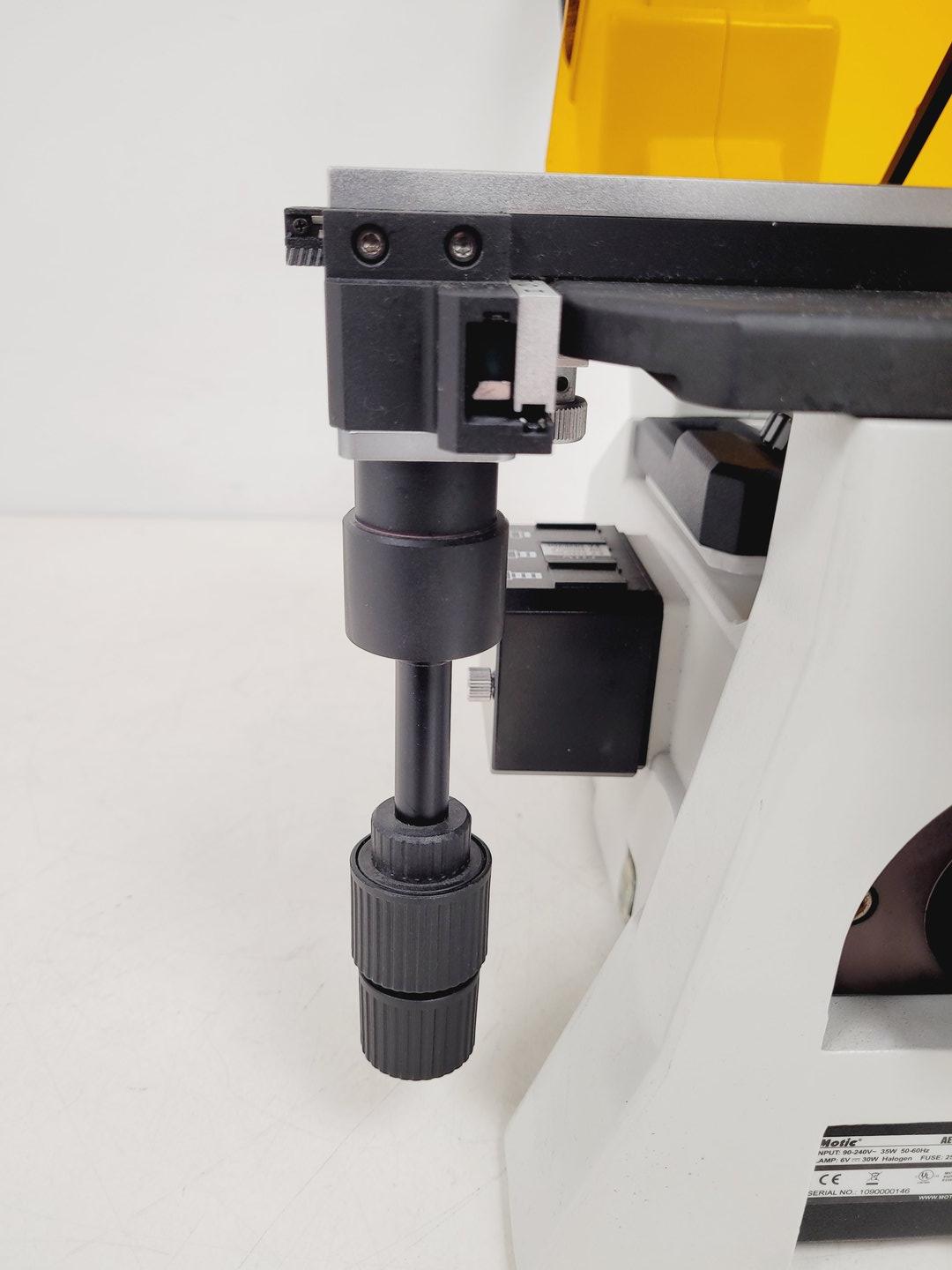 Image of Motic AE31 Series Inverted Microscope & MHG-100B Lamp Power Supply Lab