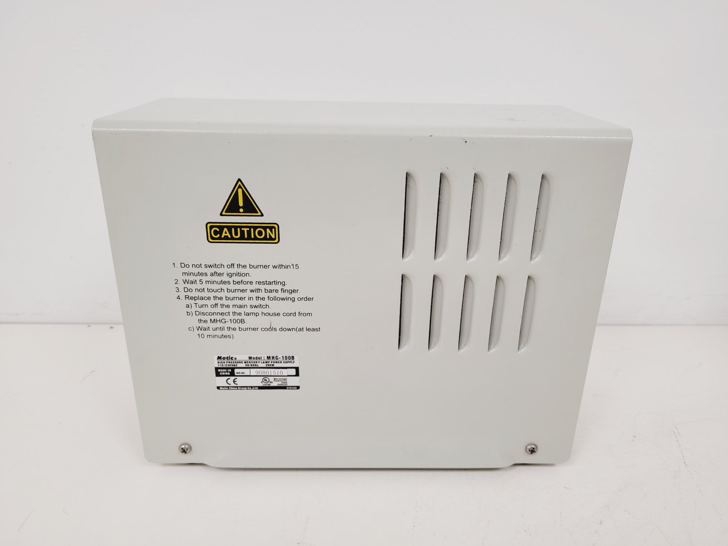 Image of Motic AE31 Series Inverted Microscope & MHG-100B Lamp Power Supply Lab