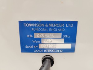 Thumbnail image of Townson & Mercer Laboratory Vacuum Oven Furnace Lab