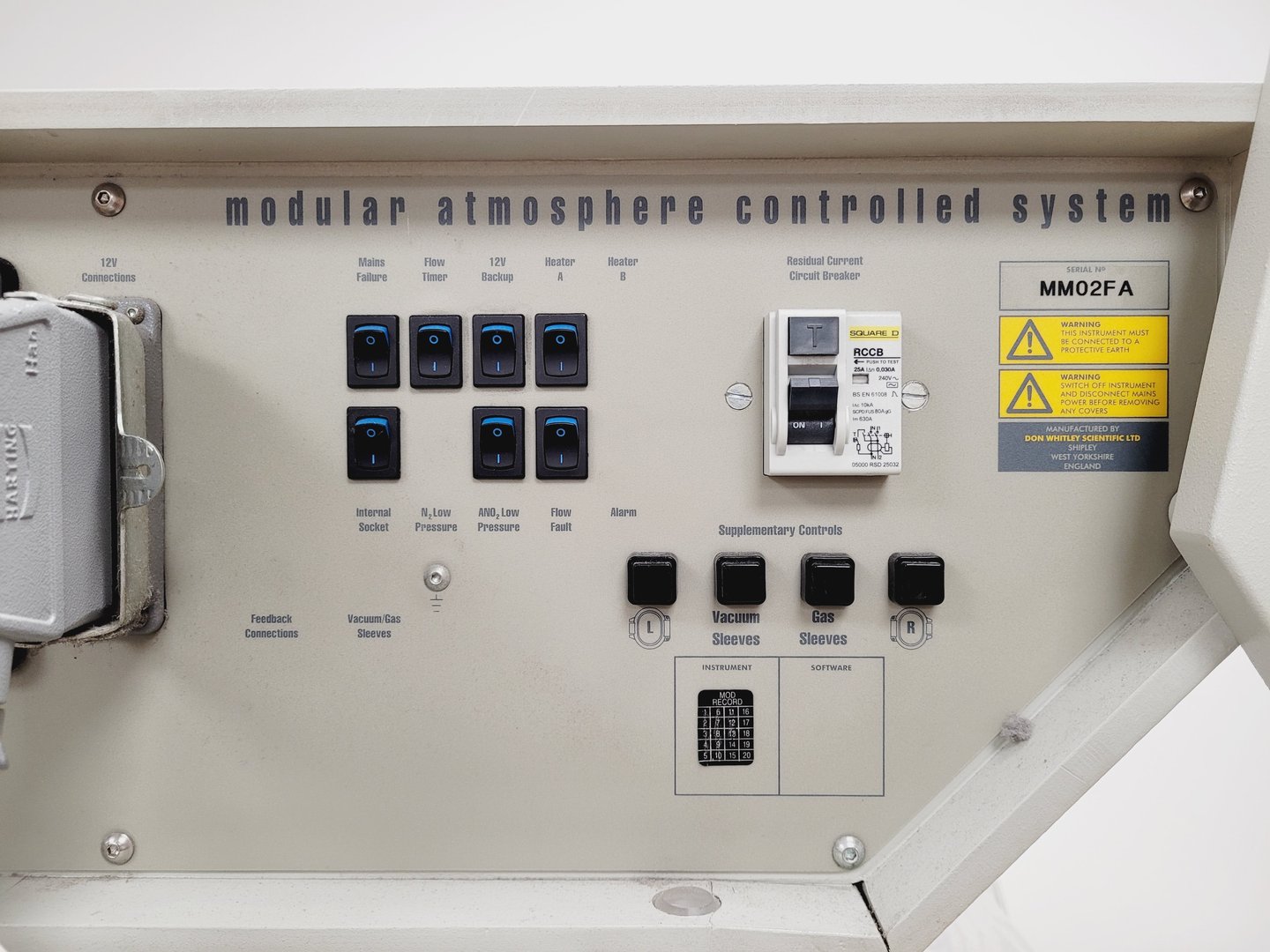 Image of DW Scientific MAC 500 Modular Atmosphere Controlled Glove Box System Lab