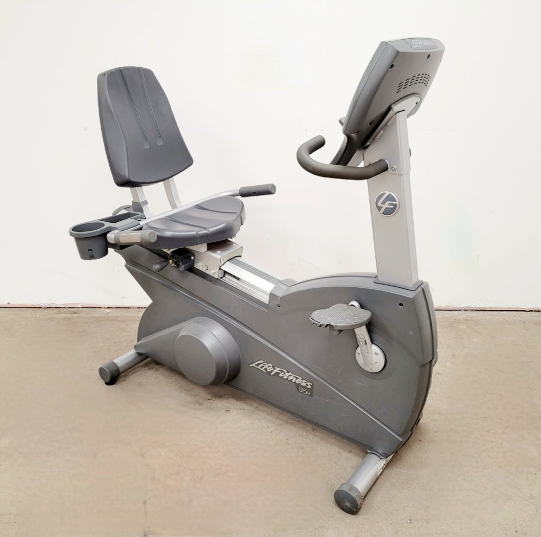 Image of Life Fitness 95Ri Recumbent Exercise Bike - New Battery Required