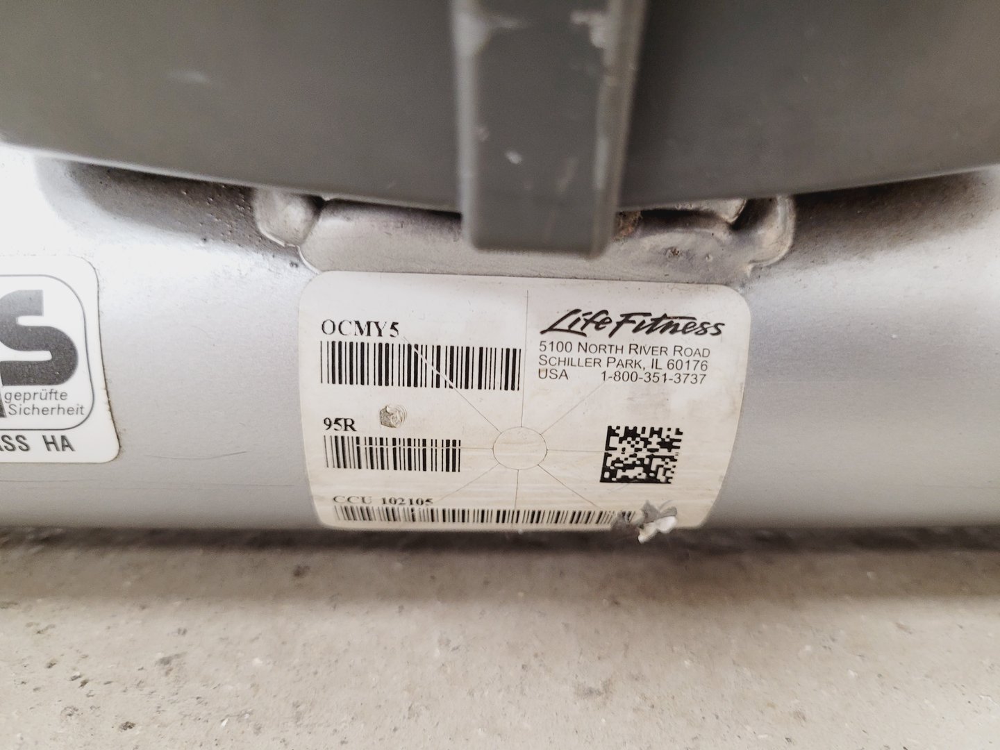 Image of Life Fitness 95Ri Recumbent Exercise Bike - New Battery Required