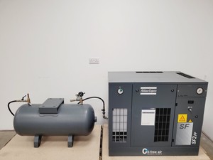 Thumbnail image of Atlas Copco SF2FF Air Compressor & Air Cylinder