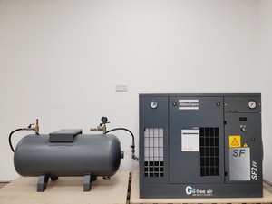 Thumbnail image of Atlas Copco SF2FF Air Compressor & Air Cylinder