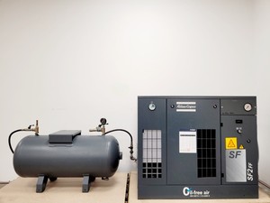 Thumbnail image of Atlas Copco SF2FF Air Compressor & Air Cylinder