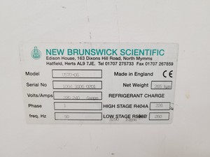 Thumbnail image of New Brunswick Scientific U570 -86 Ultra Low Temperature Freezer
