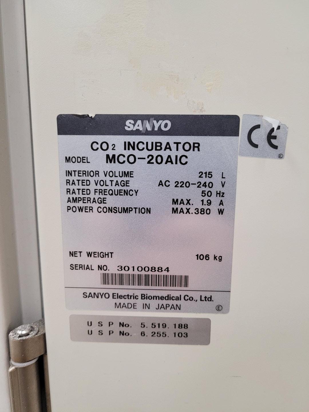Image of Sanyo MCO-20AIC CO2 Laboratory Incubator Lab Spares/Repairs