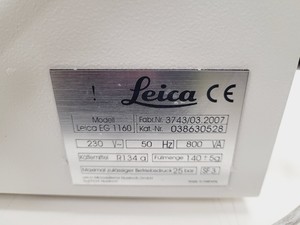 Thumbnail image of Leica EG 1160 Paraffin Embedding Station Lab