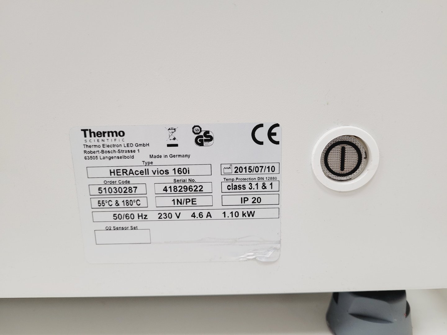 Image of Thermo Scientific HERAcell Vios 160i CO2 Incubator Spares/Repairs