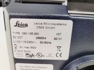 Thumbnail image of Leica DMIL Inverted Microscope Type 090-135.001 with 4 x Objectives