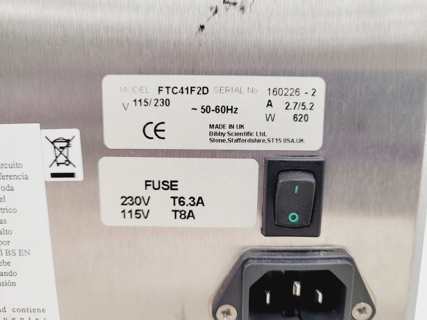 Image of Techne TC-412 Laboratory 96 x 0.2ml Thermal Cycler PCR Lab