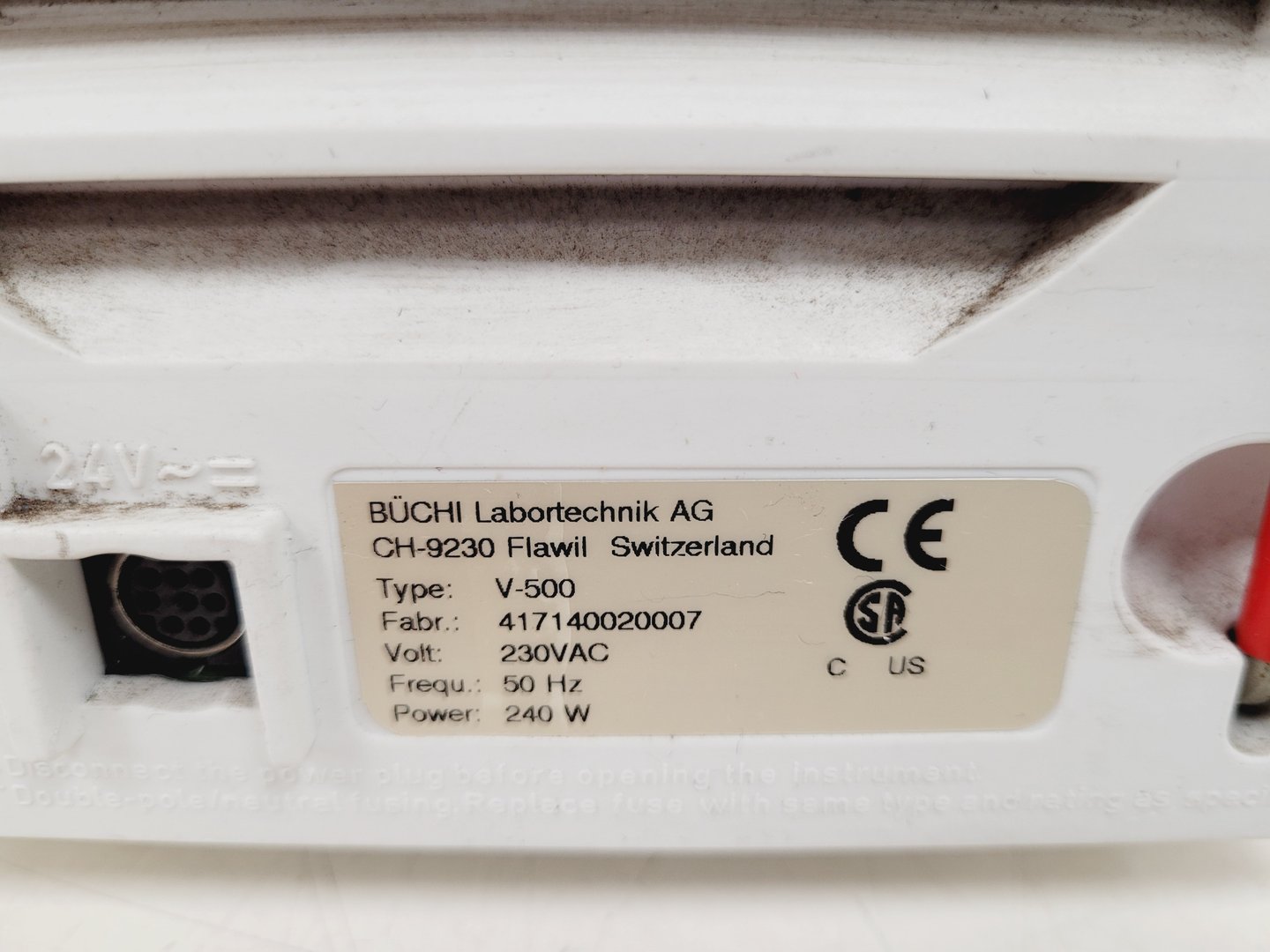 Image of Buchi Rotavapor R-200 with V-800 Controller & Vac V-500 Vaccum Pump Lab