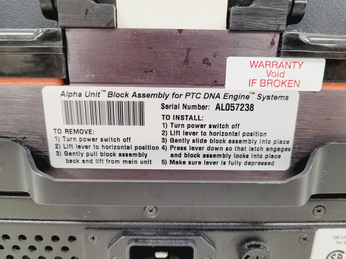 Image of MJ Research DNA Engine Tetrad 2 PTC-220 Peltier Thermal Cycler