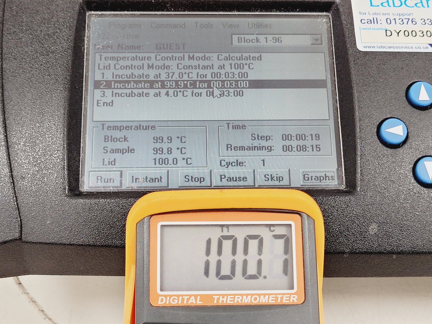 Image of MJ Research DNA Engine Tetrad 2 PTC-220 Peltier Thermal Cycler