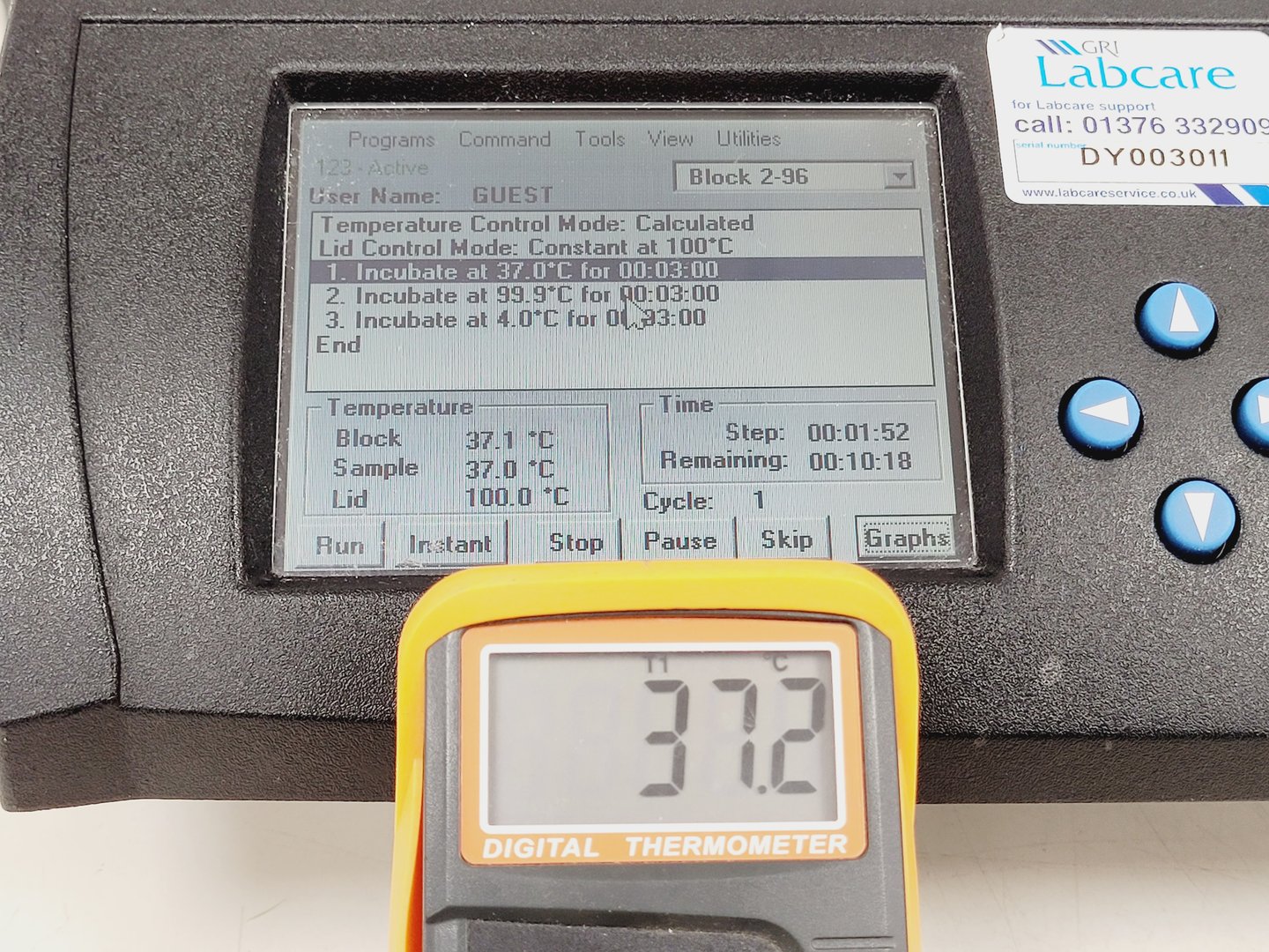 Image of MJ Research DNA Engine Tetrad 2 PTC-220 Peltier Thermal Cycler