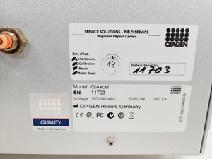 Thumbnail image of Qiagen QIAxcel Electrophoresis Assy for Advanced RNA DNA Analysis Lab