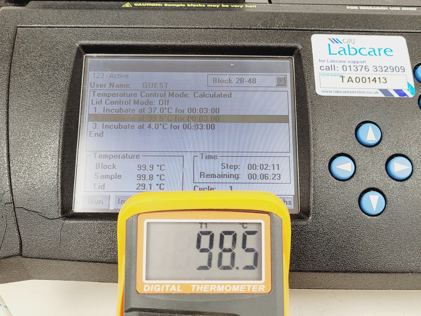 Image of MJ Research DNA Engine Tetrad 2 PTC Peltier Thermal Cycler Lab