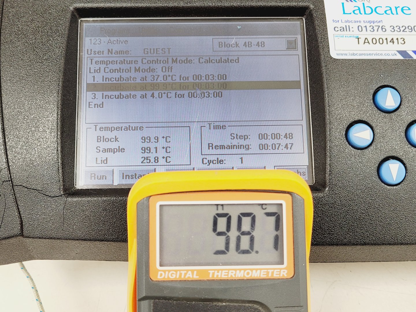 Image of MJ Research DNA Engine Tetrad 2 PTC Peltier Thermal Cycler Lab