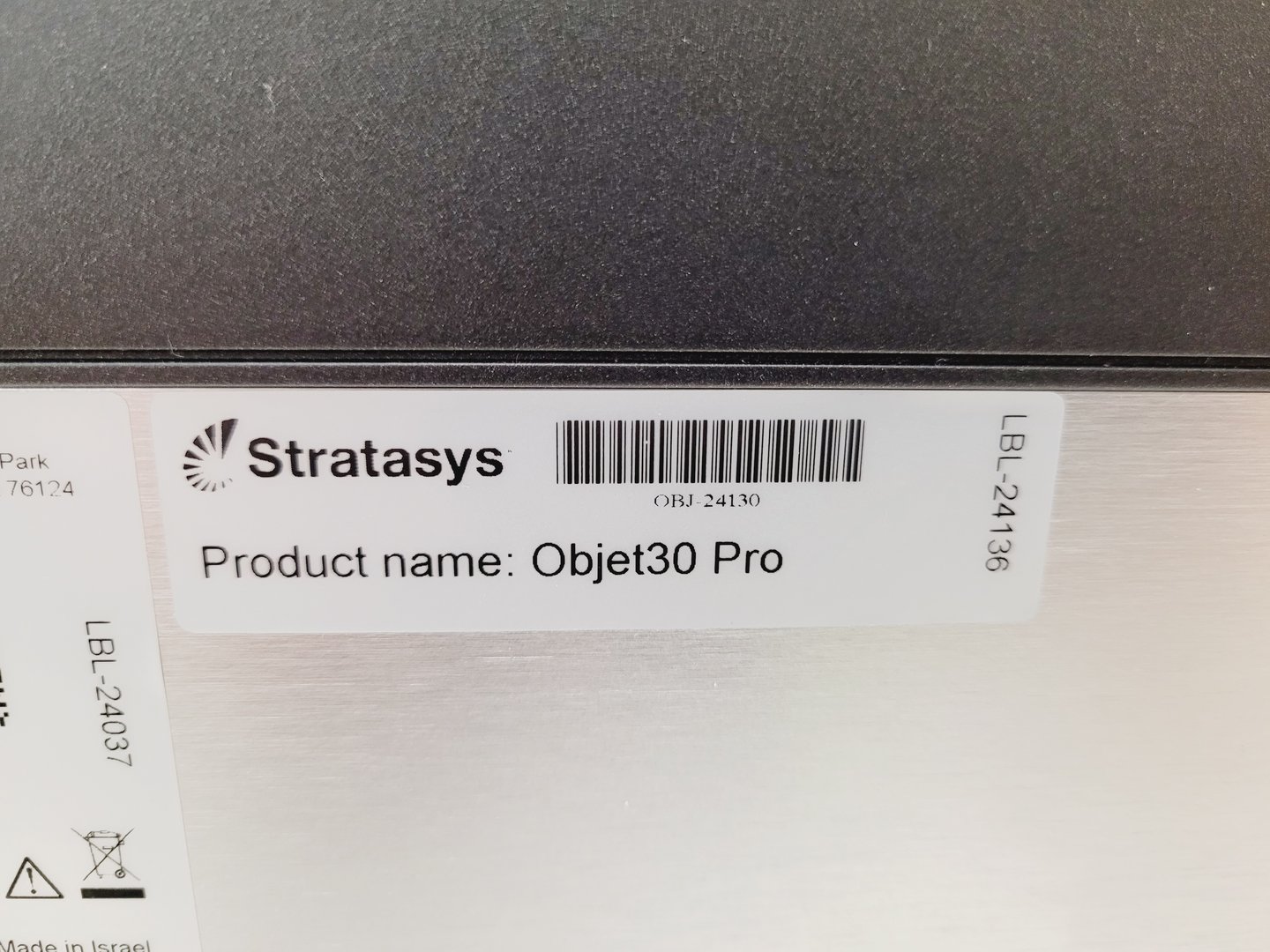 Image of Stratasys Objet30 V2 Pro Full Colour 3D Printer Spares/Repairs
