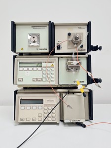 Image of Gilson HPLC System 119 UV/VIS Detector - 305 Pump - 506C - 811C - 805