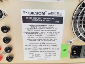 Thumbnail image of Gilson HPLC System 119 UV/VIS Detector - 305 Pump - 506C - 811C - 805