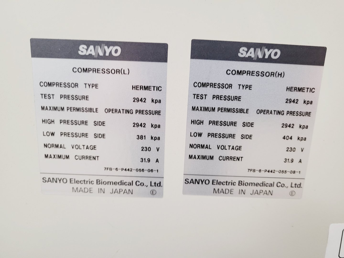 Image of Sanyo MDF-U72V VIP Series Ultra Low Temperature Freezer Lab