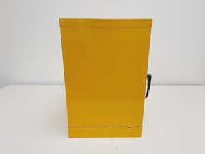 Thumbnail image of Benchtop Hazardous Yellow Flammable Chemical Cabinet Lab Storage COSHH