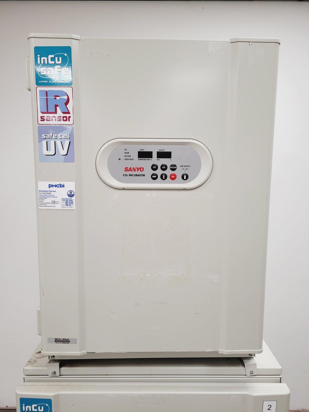 Image of Sanyo CO2 Laboratory Incubator Stack MCO-18AIC & MCO-20AIC Lab