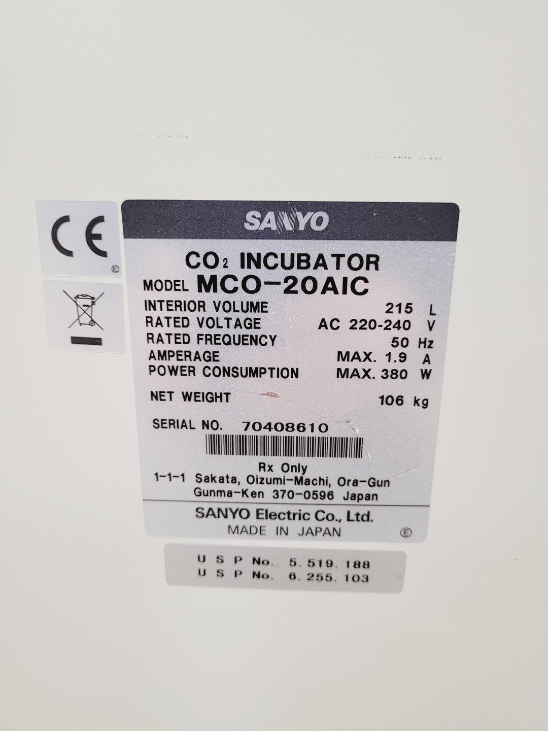 Image of Sanyo CO2 Laboratory Incubator Stack MCO-18AIC & MCO-20AIC Lab