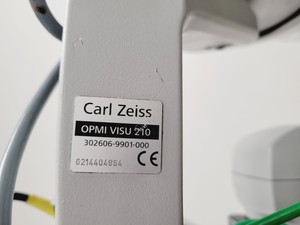 Thumbnail image of Carl Zeiss OPMI VISU 210 S8 Surgical Microscope Lab