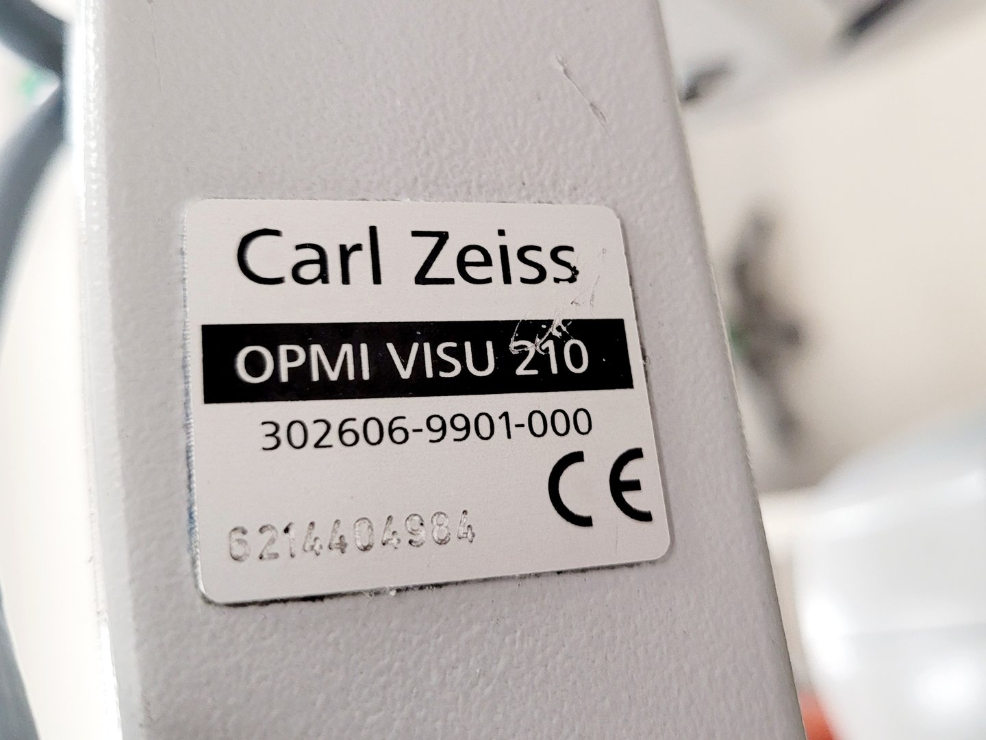 Image of Carl Zeiss OPMI VISU 210 S8 Surgical Microscope Lab