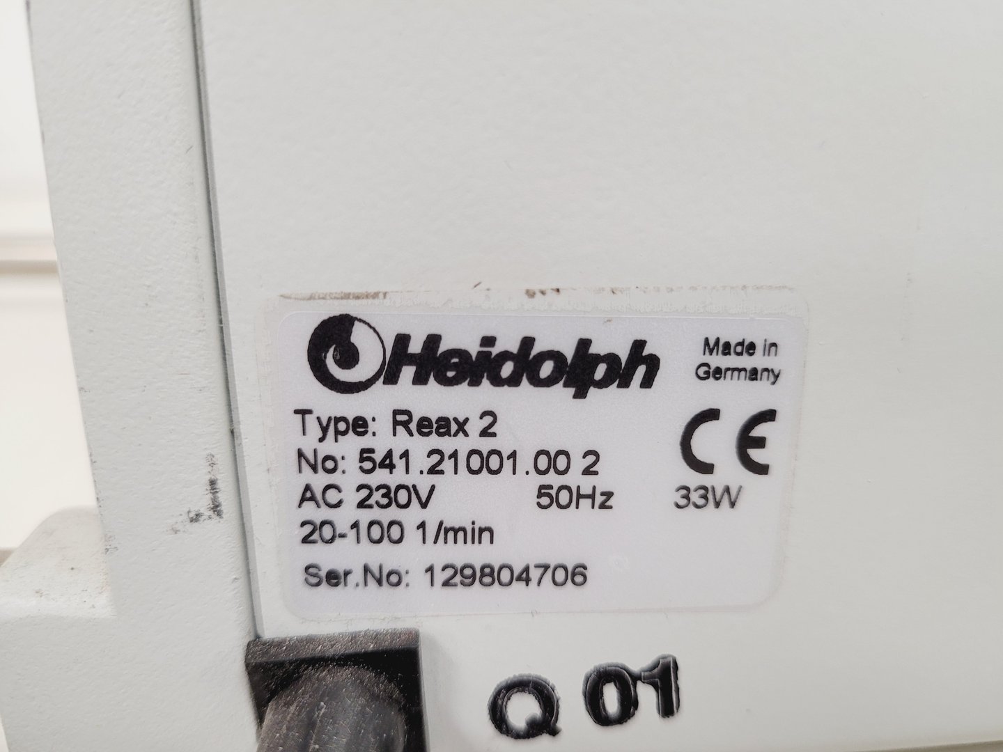 Image of Heidolph REAX 2 Shaker Mixer with Universal Adaptor Lab