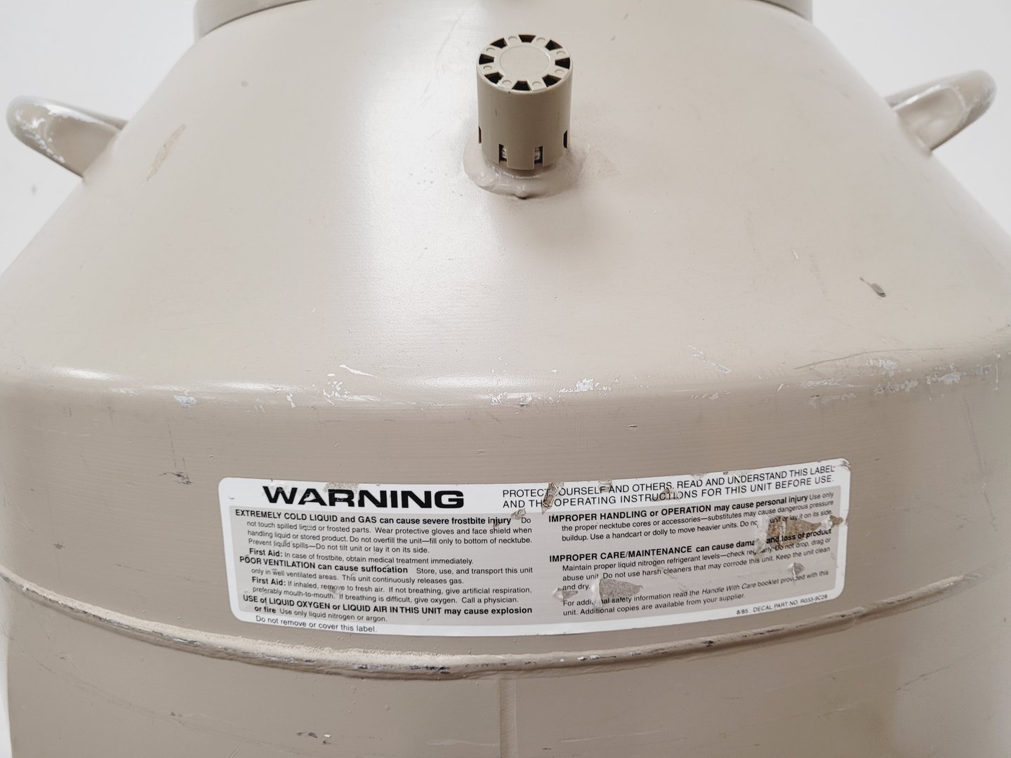 Image of Taylor Wharton Jencons-PLS 4800 RS Series Liquid Nitrogen Dewar Lab