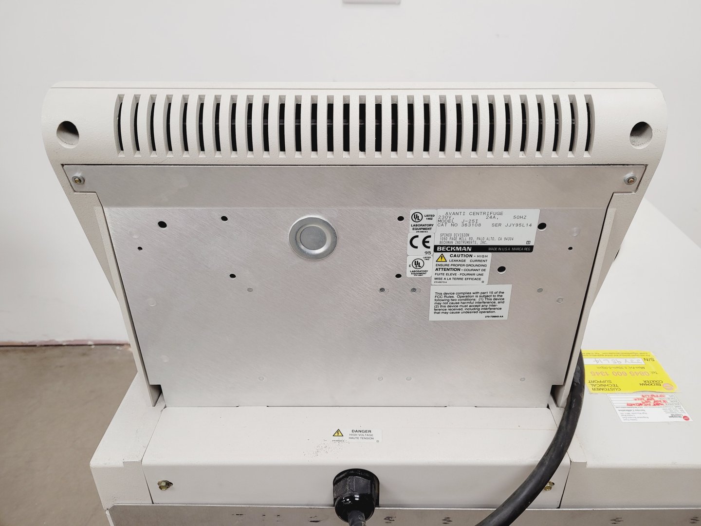 Image of Beckman Avanti J-25 I Refrigerated Centrifuge Lab