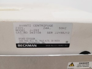 Thumbnail image of Beckman Avanti Model J-25 I Refrigerated Centrifuge Lab