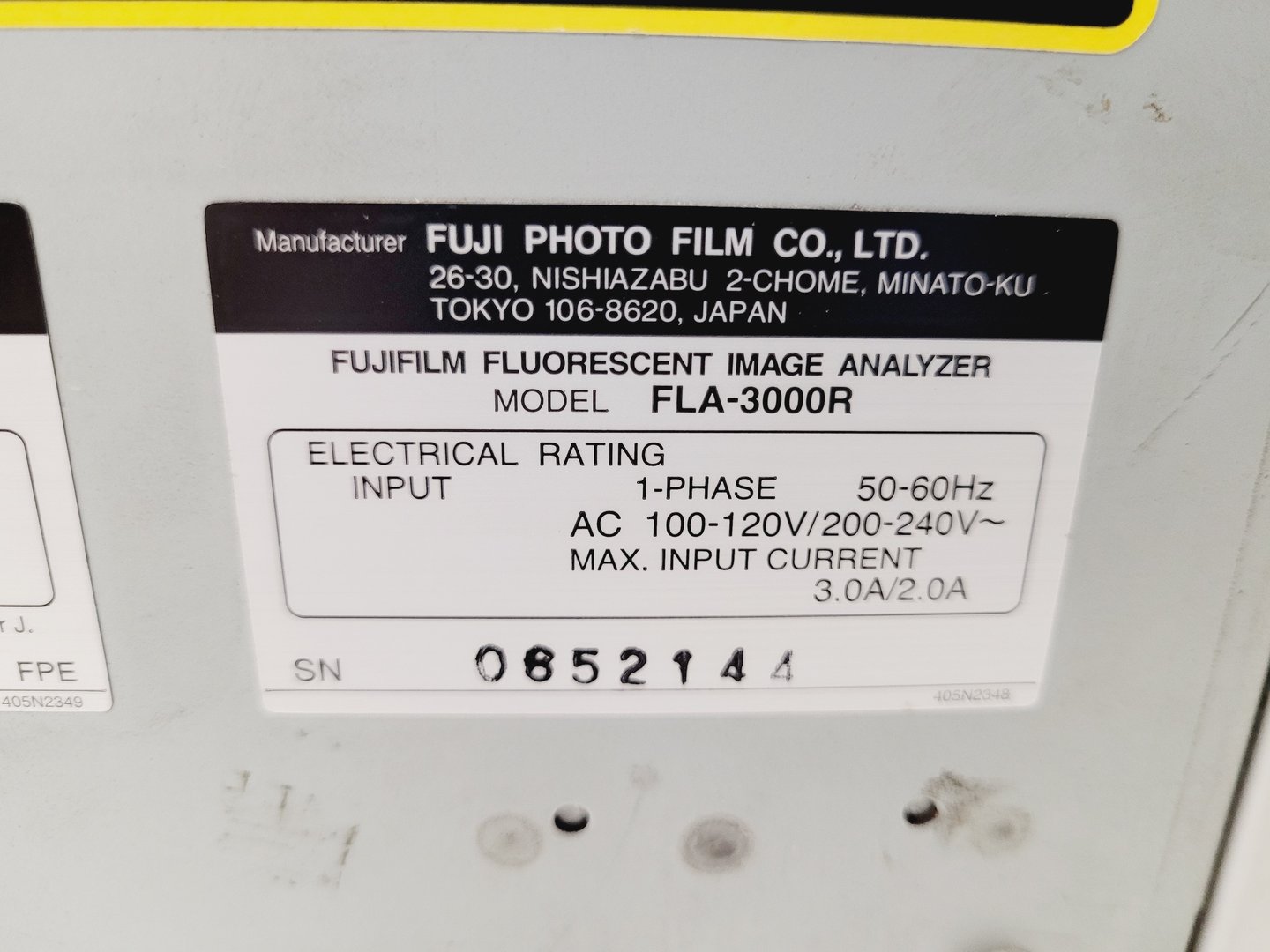 Image of Fujifilm FLA-3000R Fluorescent Image Analyzer Spares/Repairs