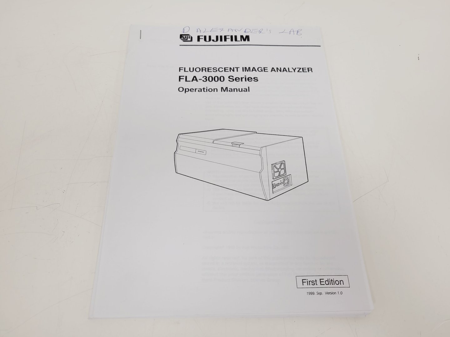 Image of Fujifilm FLA-3000R Fluorescent Image Analyzer Spares/Repairs