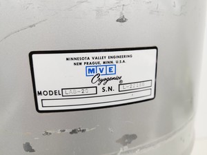 Thumbnail image of MVE Cryogenics Liquid Nitrogen Dewar LAB-20 (No Lid) Spares/Repairs
