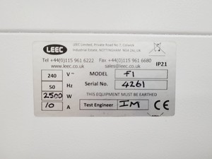 Thumbnail image of LEEC F1 Laboratory Glassware Drying Cabinet Lab