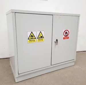 Thumbnail image of Grey Hazardous Chemical Storage Cabinet COSHH