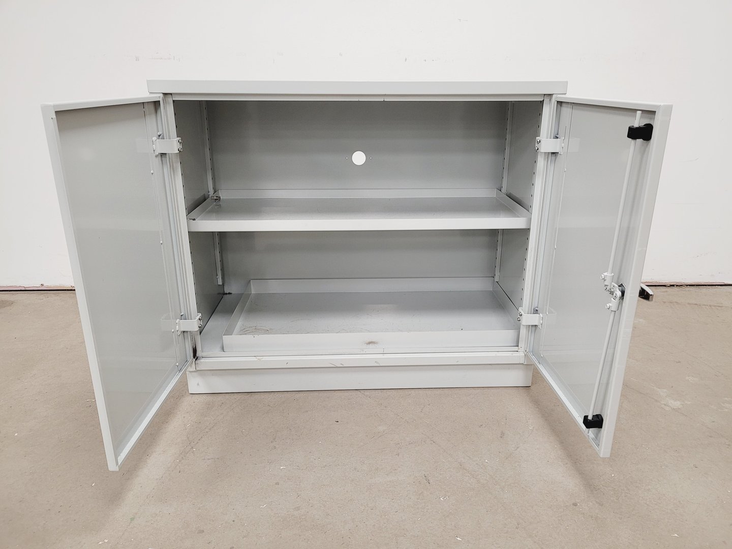 Image of Grey Hazardous Chemical Storage Cabinet COSHH