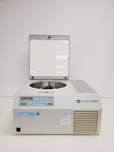 Thumbnail image of Sanyo MSE Mistral 2000R Refrigerated Benchtop Centrifuge with 4500rpm Rotor Lab