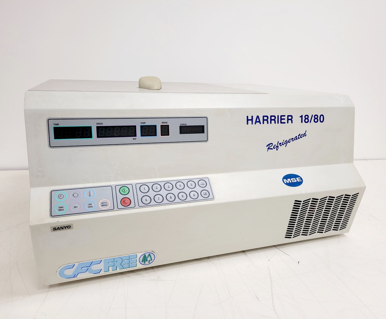 Image of Sanyo MSE Harrier 18/80 Refrigerated Centrifuge with 6500rpm Rotor Lab