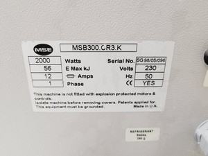 Thumbnail image of Sanyo MSE Falcon 6/300 Refrigerated Benchtop Centrifuge Lab