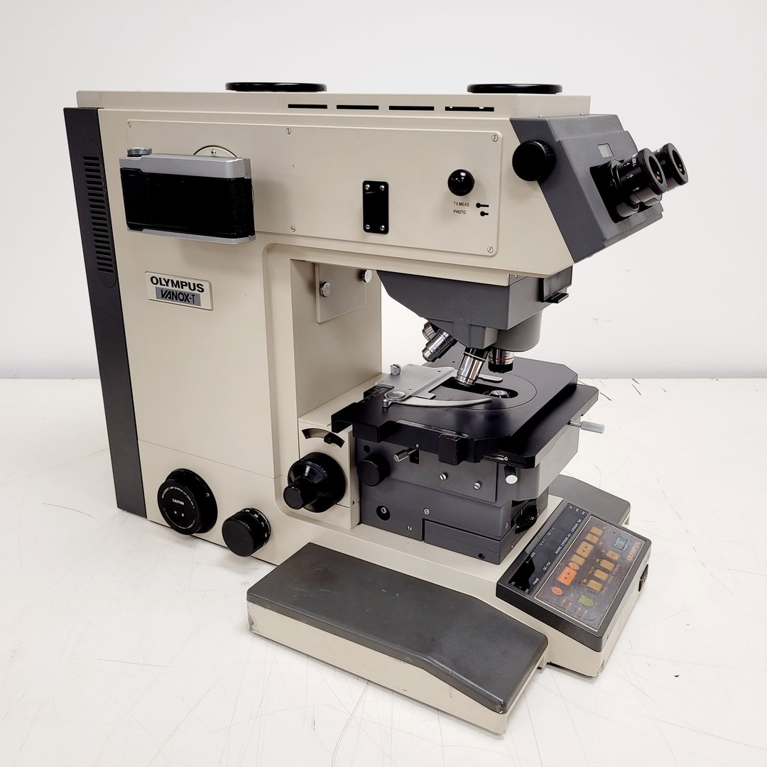 Image of Olympus Vanox-T AH2 Research Photomicrographic Microscope & 6 x Objectives Lab