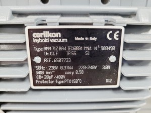 Thumbnail image of Oerlikon Trivac D8B Leybold AR 4-8 Vacuum Pump Lab